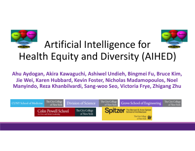 人工智能促进健康公平和多样性 (AIHED)